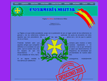 Tablet Screenshot of enfermeriamilitar.com